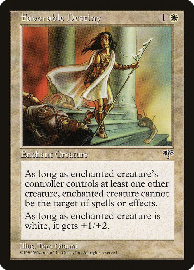 Favorable Destiny (Mirage) - Magic: The Gathering in TCG Land