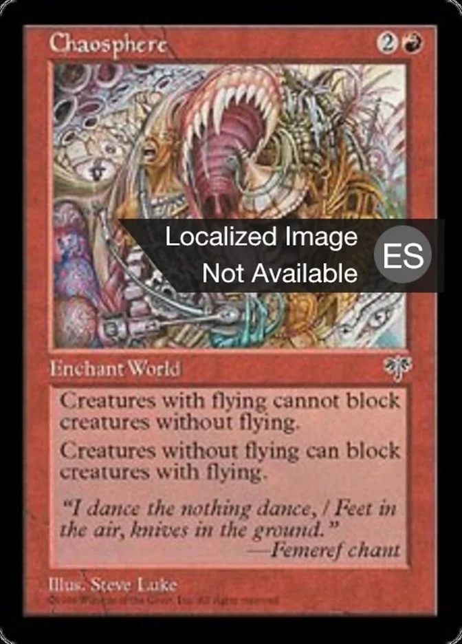 Esfera del Caos (Mirage) - Magic: The Gathering in TCG Land
