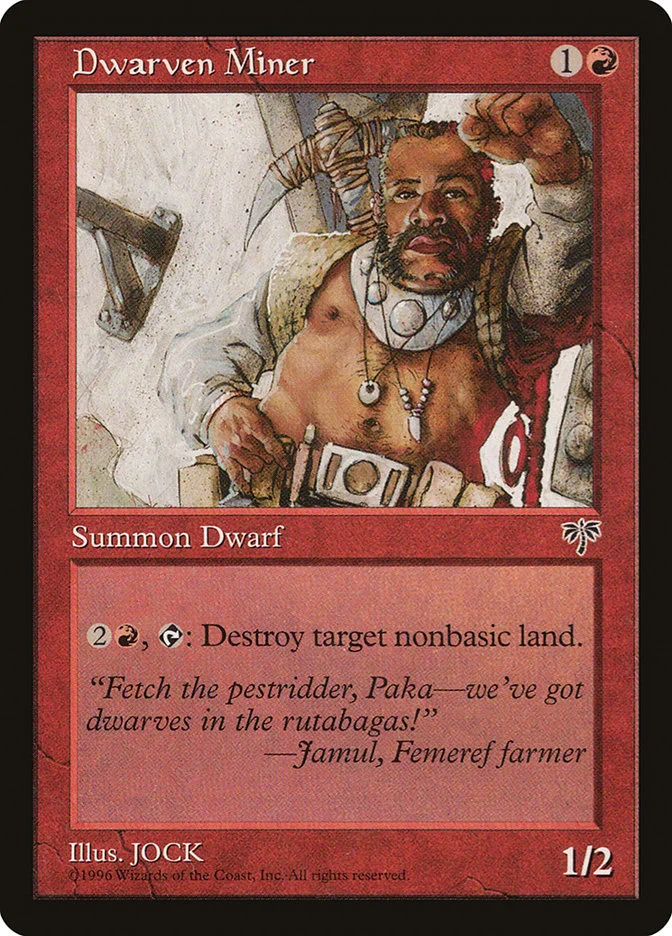 Dwarven Miner (Mirage) - Magic: The Gathering in TCG Land