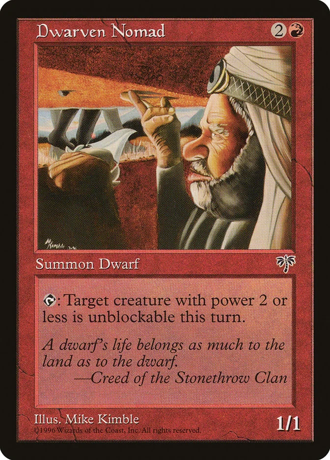 Dwarven Nomad (Mirage) - Magic: The Gathering in TCG Land