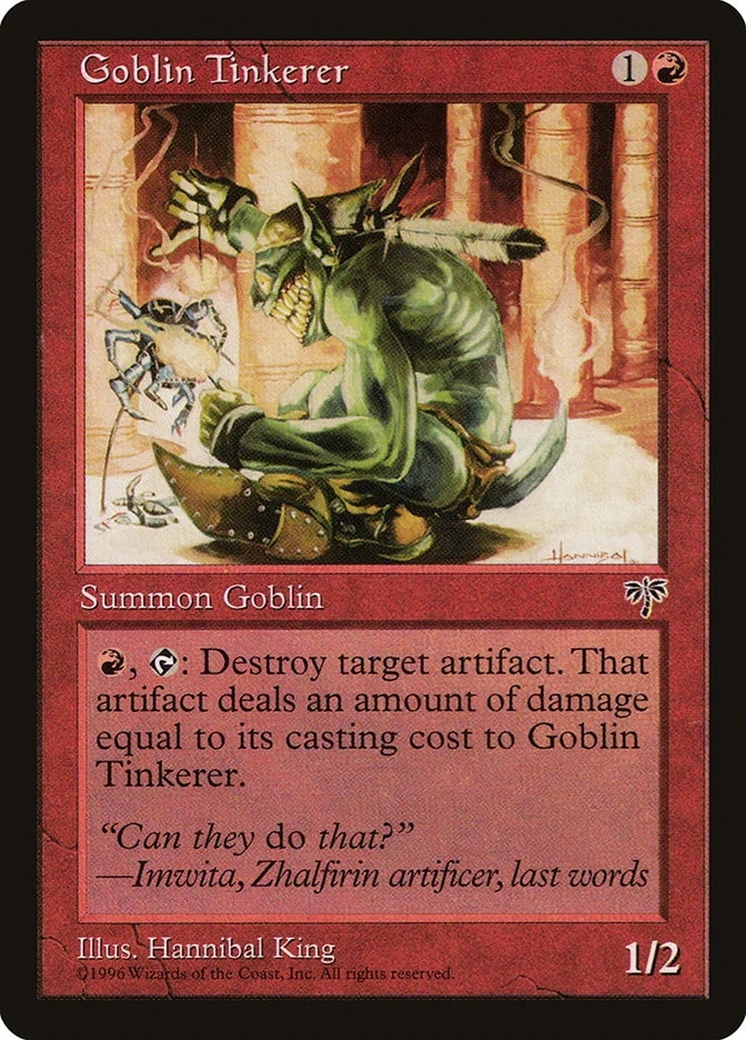 Goblin Tinkerer (Mirage) - Magic: The Gathering in TCG Land
