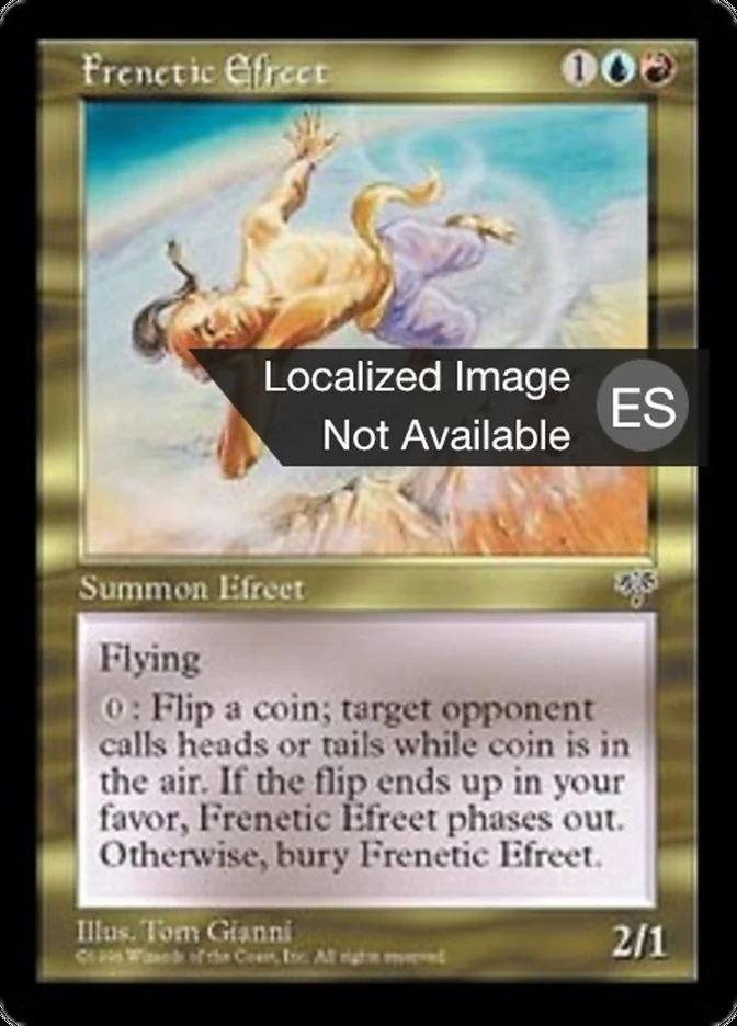 Efrit exaltado (Mirage) - Magic: The Gathering in TCG Land