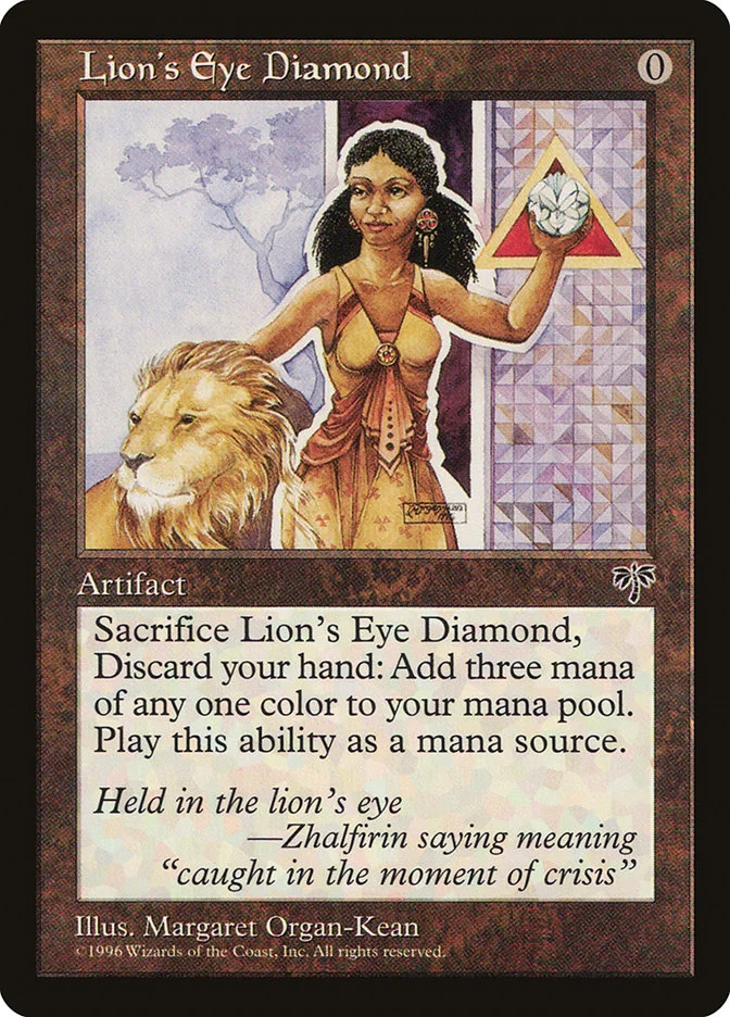 Lion's Eye Diamond (Mirage) - Magic: The Gathering in TCG Land