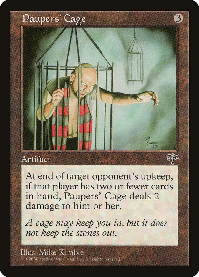 Paupers' Cage (Mirage) - Magic: The Gathering in TCG Land