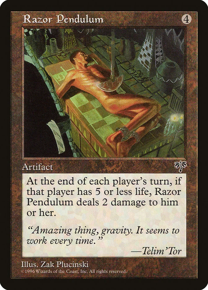 Razor Pendulum (Mirage) - Magic: The Gathering in TCG Land