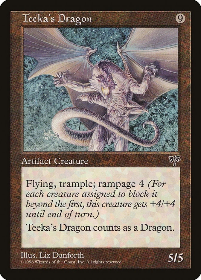 Teeka's Dragon (Mirage) - Magic: The Gathering in TCG Land