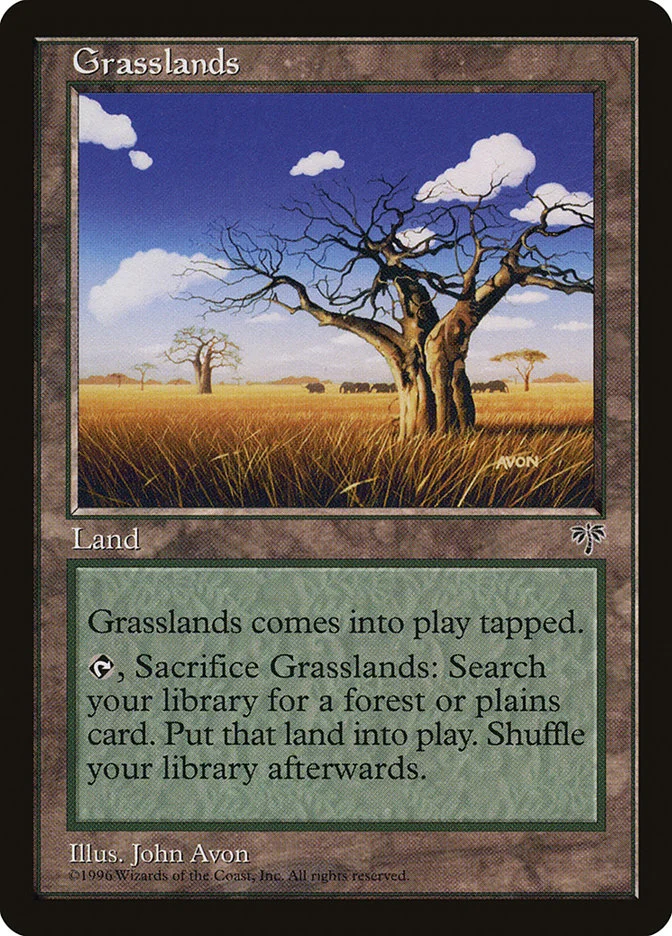 Grasslands (Mirage) - Magic: The Gathering in TCG Land