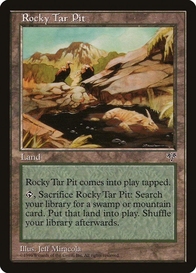 Rocky Tar Pit (Mirage) - Magic: The Gathering in TCG Land México