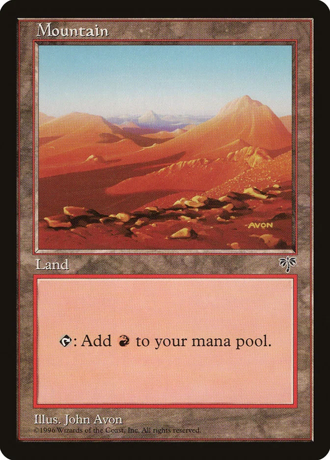 Mountain (Mirage) - Magic: The Gathering in TCG Land