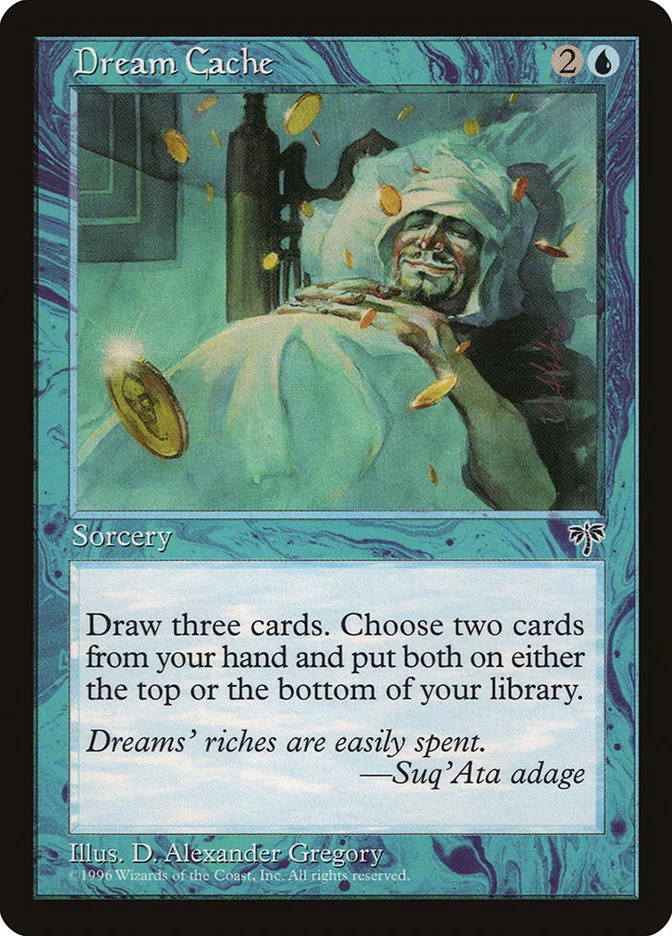 Dream Cache (Mirage) - Magic: The Gathering in TCG Land