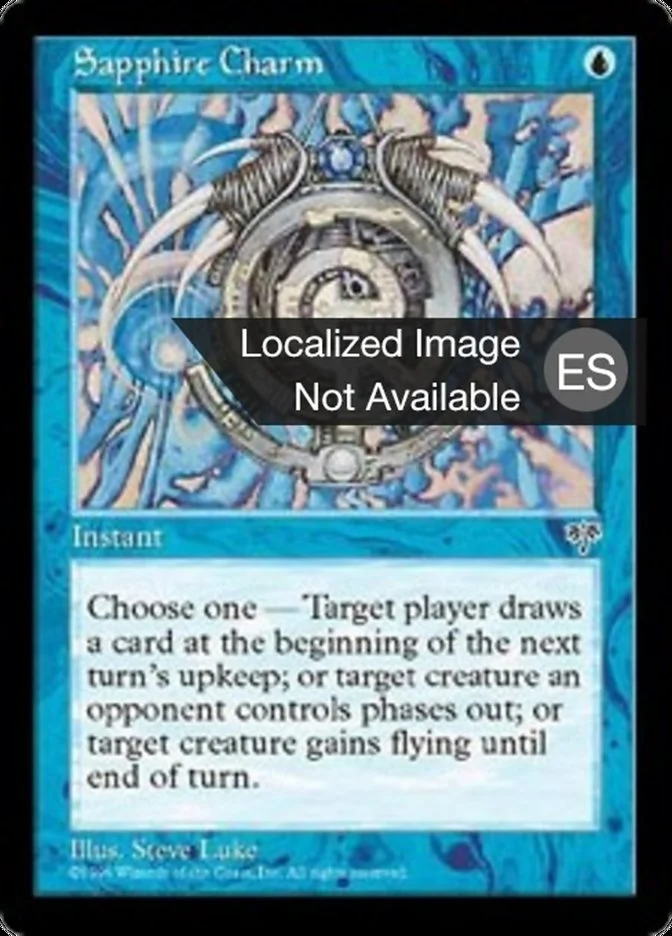 Amuleto de zafiro (Mirage) - Magic: The Gathering in TCG Land México