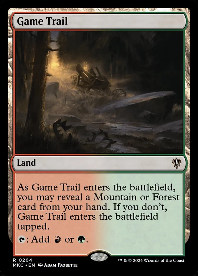 Game Trail (Murders at Karlov Manor Commander) - Magic: The Gathering in TCG Land