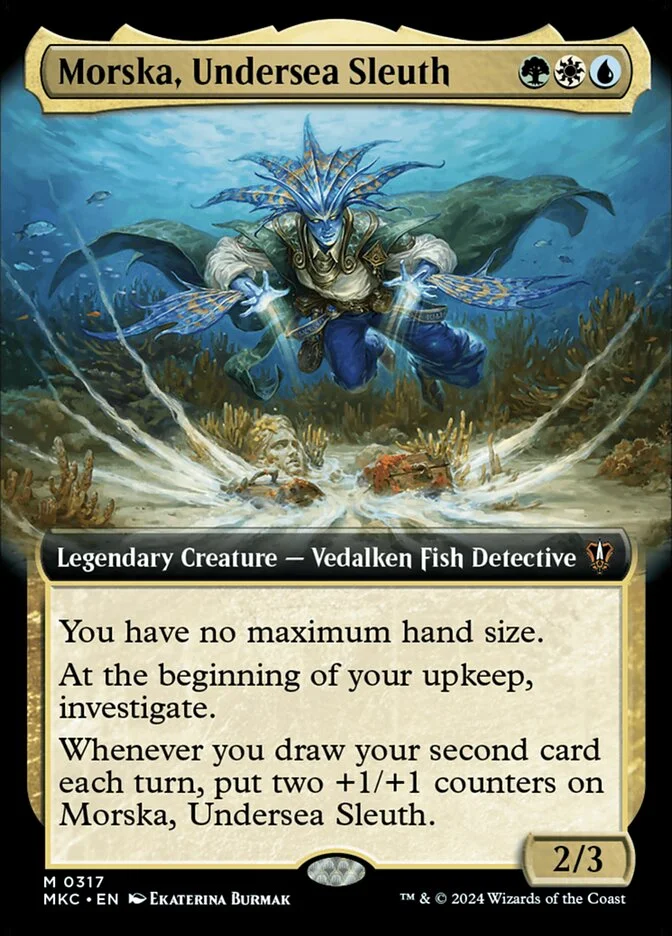 Morska, Undersea Sleuth (Murders at Karlov Manor Commander) - Magic: The Gathering in TCG Land