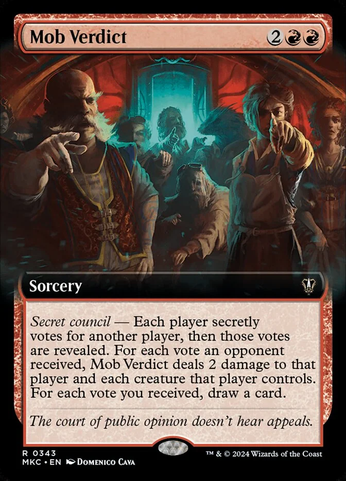 Mob Verdict (Murders at Karlov Manor Commander) - Magic: The Gathering in TCG Land