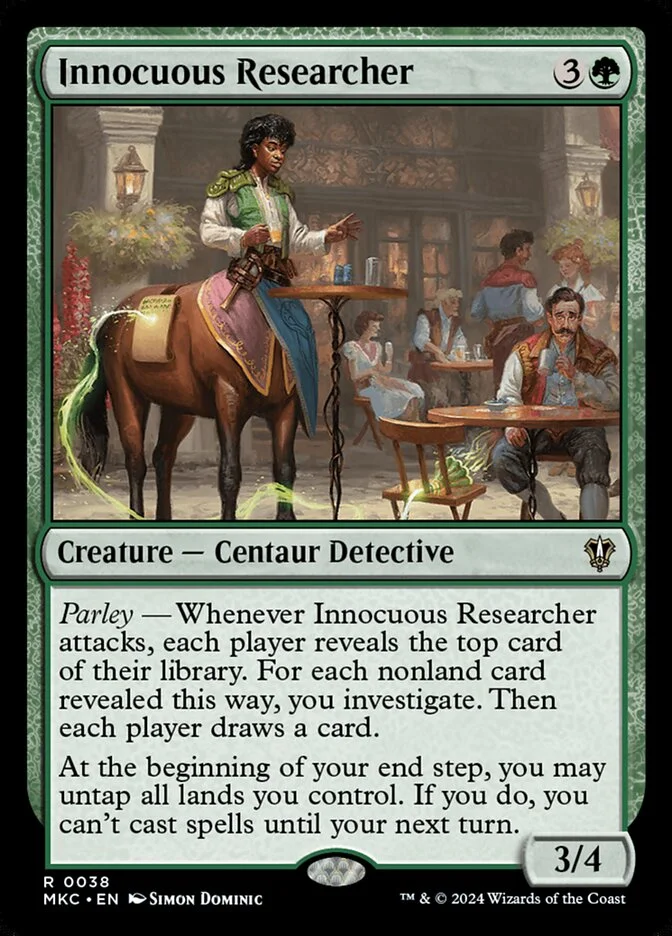 Innocuous Researcher (Murders at Karlov Manor Commander) - Magic: The Gathering in TCG Land