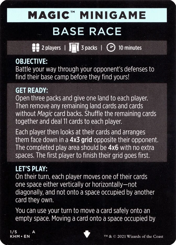Base Race (Kaldheim Minigames) - Magic: The Gathering in TCG Land México