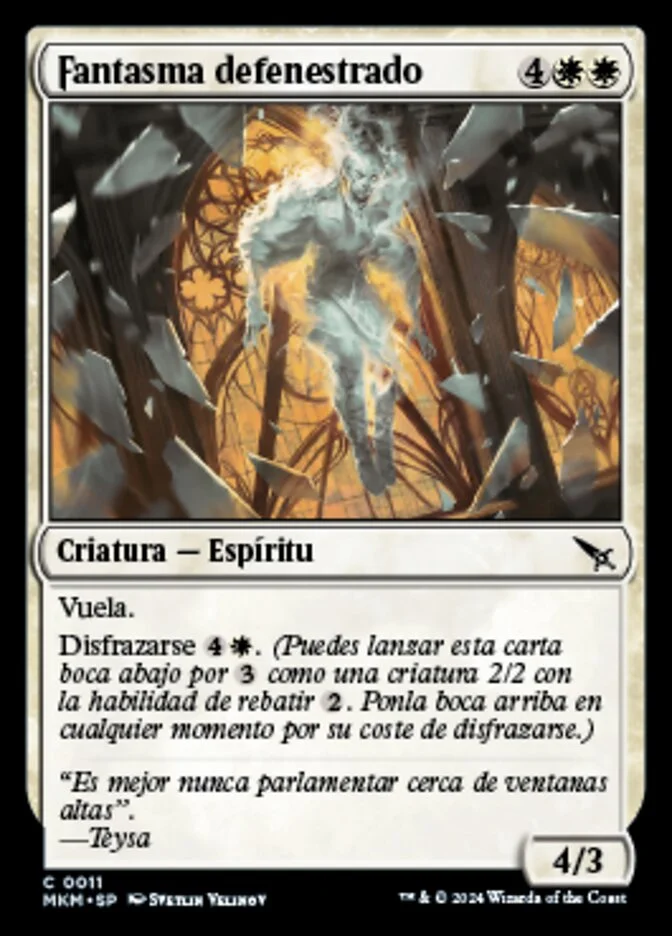 Fantasma defenestrado (Murders at Karlov Manor) - Magic: The Gathering in TCG Land