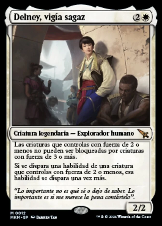 Delney, vigía sagaz (Murders at Karlov Manor) - Magic: The Gathering in TCG Land