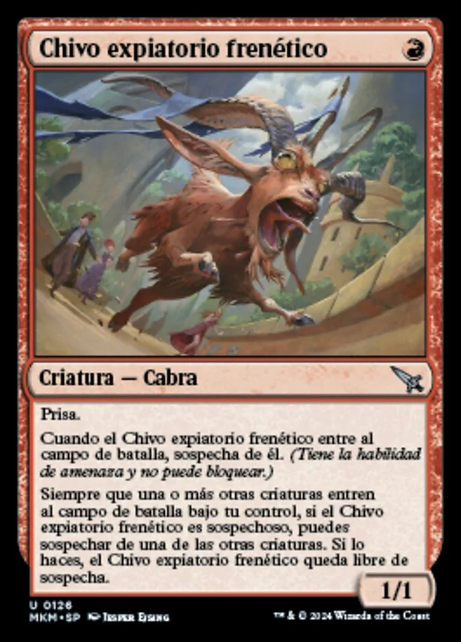 Chivo expiatorio frenético (Murders at Karlov Manor) - Magic: The Gathering in TCG Land