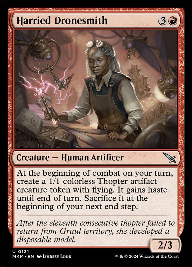 Harried Dronesmith (Murders at Karlov Manor) - Magic: The Gathering in TCG Land