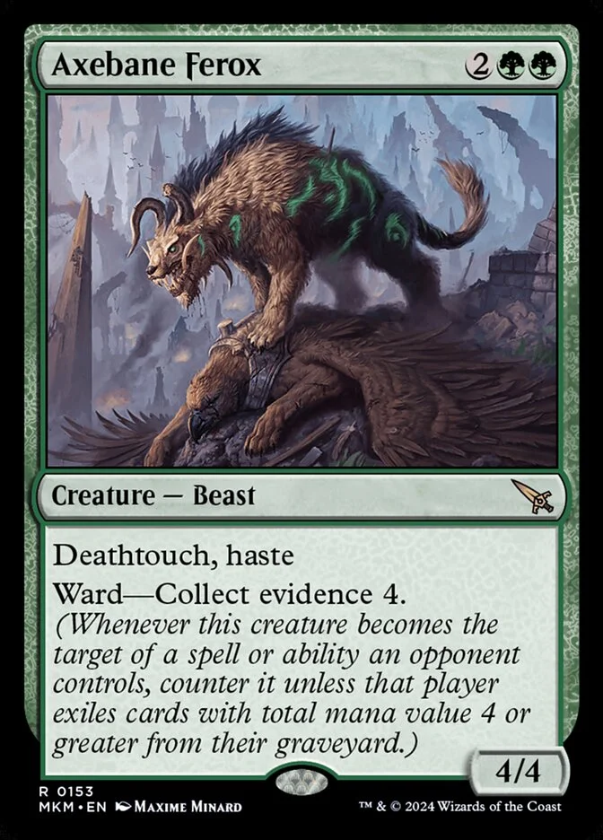 Axebane Ferox (Murders at Karlov Manor) - Magic: The Gathering in TCG Land