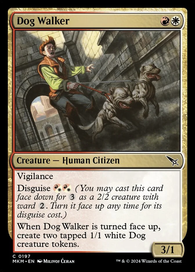 Dog Walker (Murders at Karlov Manor) - Magic: The Gathering in TCG Land