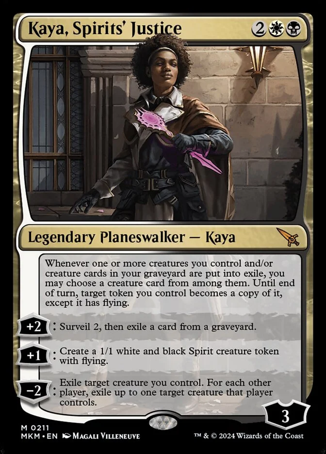 Kaya, Spirits' Justice (Murders at Karlov Manor) - Magic: The Gathering in TCG Land