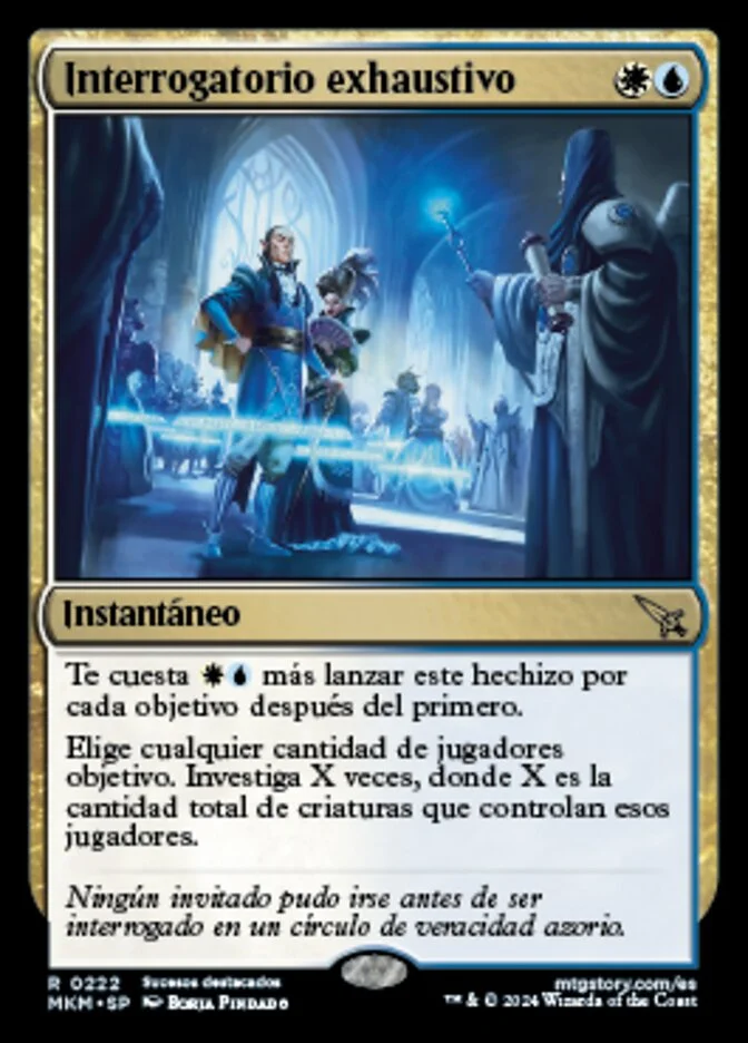 Interrogatorio exhaustivo (Murders at Karlov Manor) - Magic: The Gathering in TCG Land México