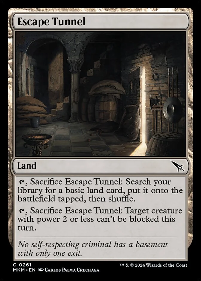 Escape Tunnel (Murders at Karlov Manor) - Magic: The Gathering in TCG Land