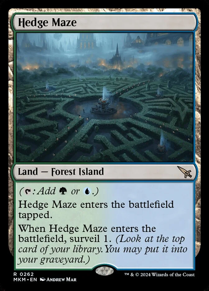 Hedge Maze (Murders at Karlov Manor) - Magic: The Gathering in TCG Land