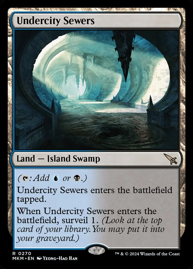 Undercity Sewers (Murders at Karlov Manor) - Magic: The Gathering in TCG Land