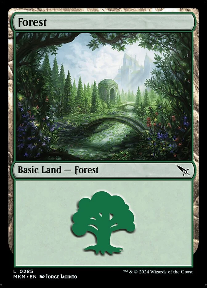 Forest (Murders at Karlov Manor) - Magic: The Gathering in TCG Land
