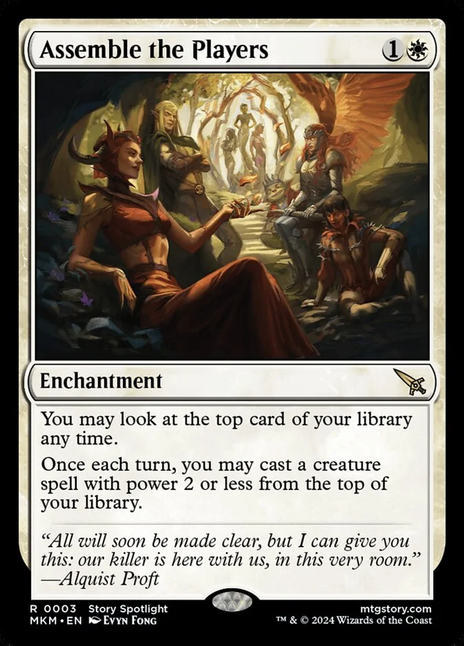 Assemble the Players (Murders at Karlov Manor) - Magic: The Gathering in TCG Land