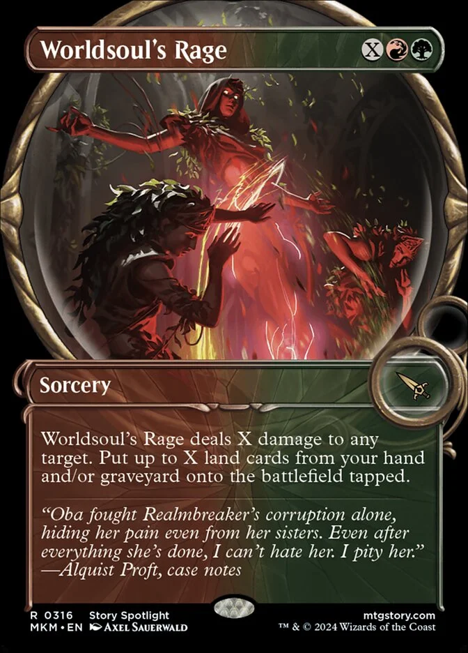 Worldsoul's Rage (Murders at Karlov Manor) - Magic: The Gathering in TCG Land