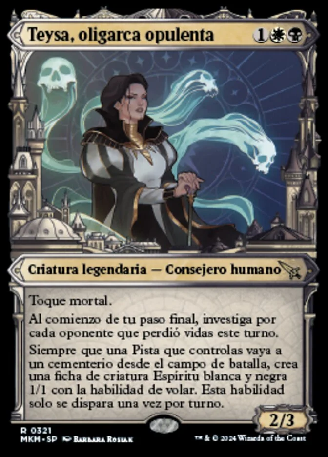 Teysa, oligarca opulenta (Murders at Karlov Manor) - Magic: The Gathering in TCG Land México