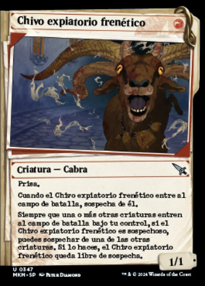 Chivo expiatorio frenético (Murders at Karlov Manor) - Magic: The Gathering in TCG Land