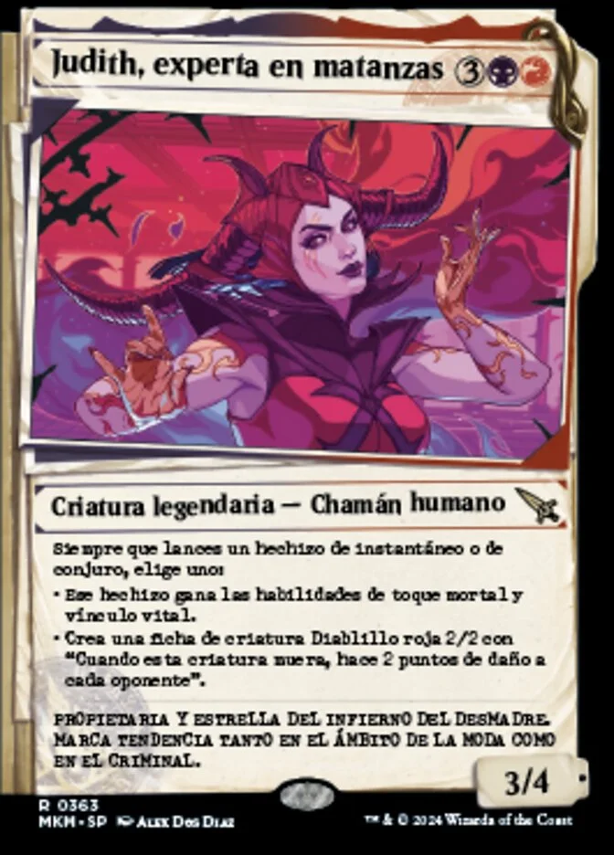 Judith, experta en matanzas (Murders at Karlov Manor) - Magic: The Gathering in TCG Land