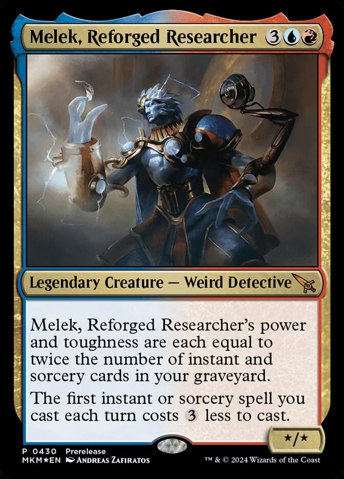 Melek, Reforged Researcher (Murders at Karlov Manor) - Magic: The Gathering in TCG Land