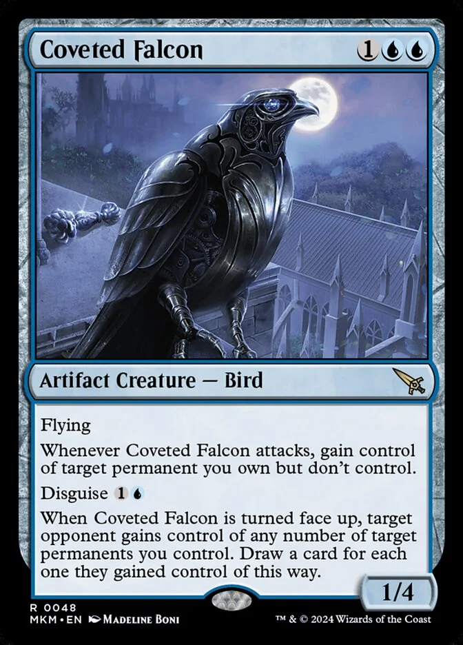 Coveted Falcon (Murders at Karlov Manor) - Magic: The Gathering in TCG Land