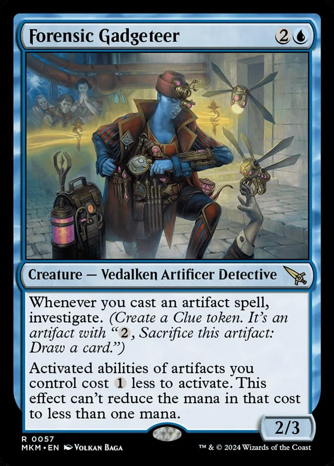 Forensic Gadgeteer (Murders at Karlov Manor) - Magic: The Gathering in TCG Land