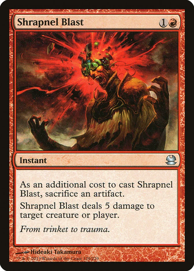 Shrapnel Blast (Modern Masters) - Magic: The Gathering in TCG Land