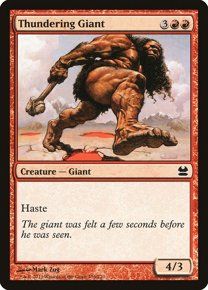 Thundering Giant (Modern Masters) - Magic: The Gathering in TCG Land