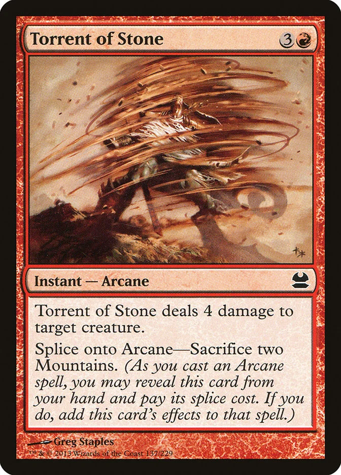 Torrent of Stone (Modern Masters) - Magic: The Gathering in TCG Land