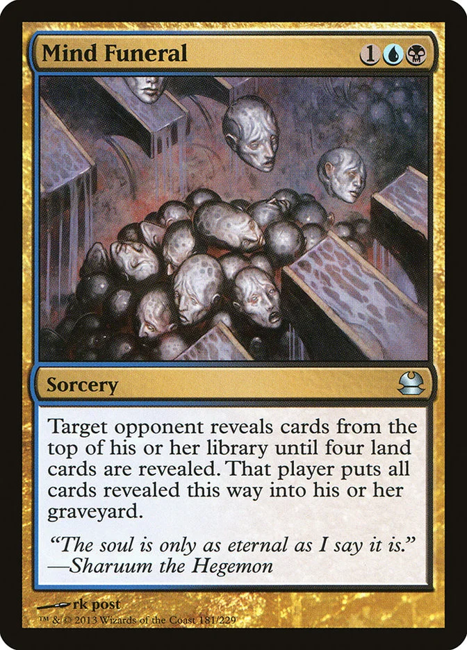 Mind Funeral (Modern Masters) - Magic: The Gathering in TCG Land