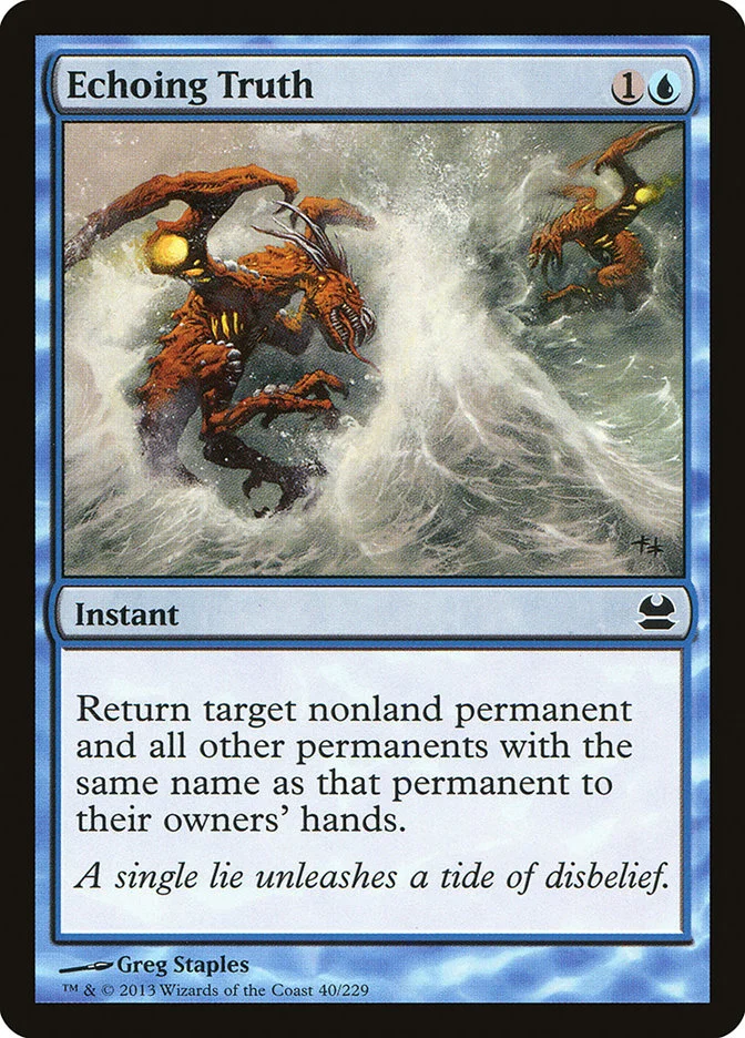 Echoing Truth (Modern Masters) - Magic: The Gathering in TCG Land