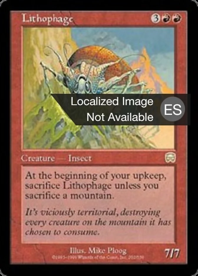 Litófago (Mercadian Masques) - Magic: The Gathering in TCG Land