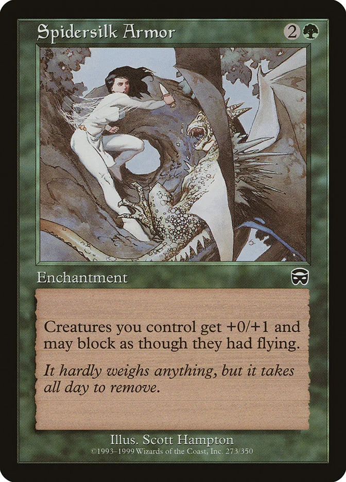 Spidersilk Armor (Mercadian Masques) - Magic: The Gathering in TCG Land