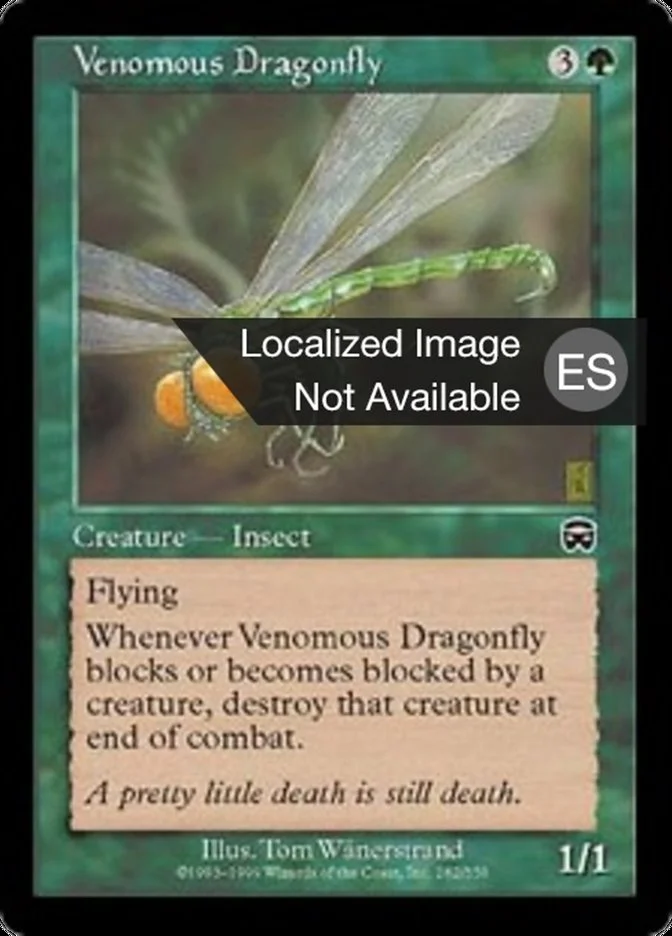 Libélula venenosa (Mercadian Masques) - Magic: The Gathering in TCG Land