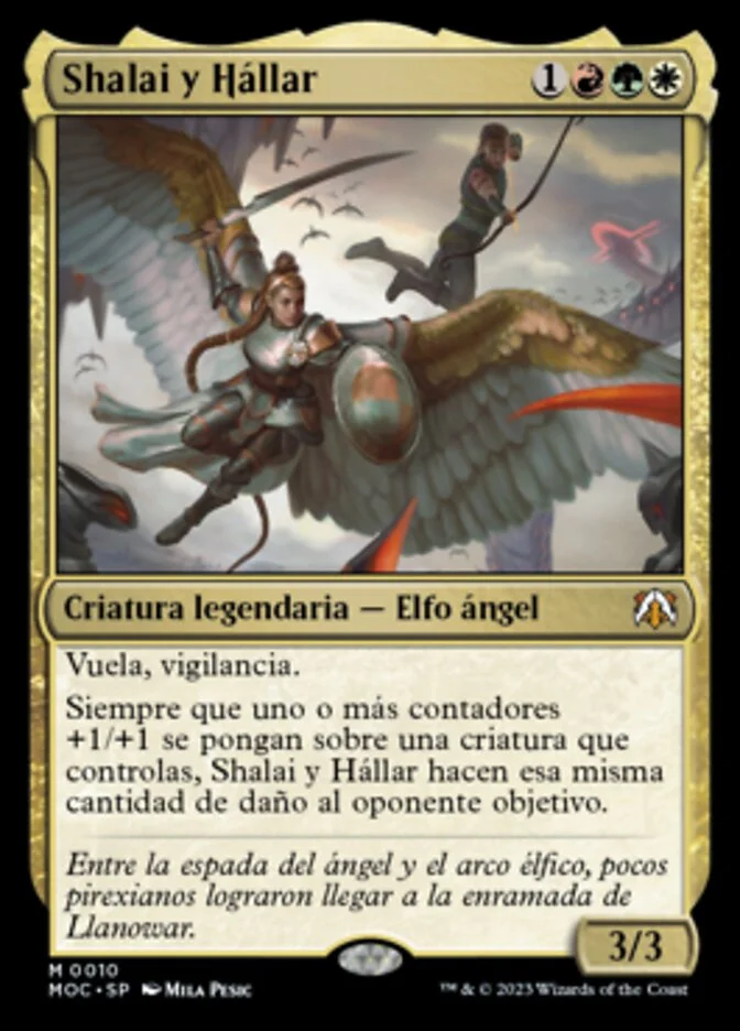 Shalai y Hállar (March of the Machine Commander) - Magic: The Gathering in TCG Land