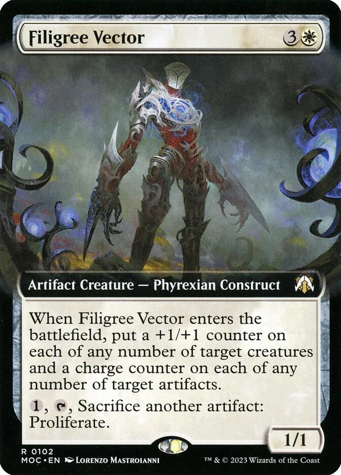Filigree Vector (March of the Machine Commander) - Magic: The Gathering in TCG Land
